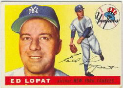 1955 Topps      109     Ed Lopat